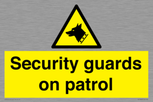 Security guards on patrol